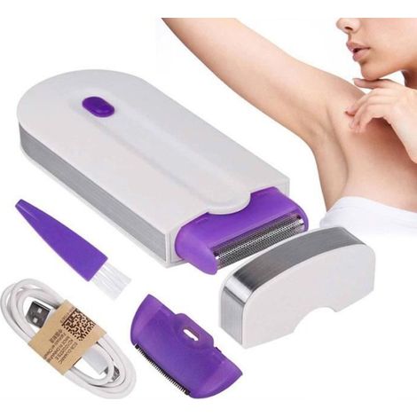 KLVGTIFS PUKit professionnel d'épilation indolore Laser tactile épilateur USB Rechargeable femmes corps visage jambe Bikini rasoir à main (1/4)
