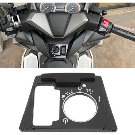 Zündschalterabdeckung aus Aluminiumlegierung für Motorräder, Schutzabdeckung, dekorative Abdeckung passend für Honda Forza 350 NSS350 2018-2022, schwarz. (1/5)
