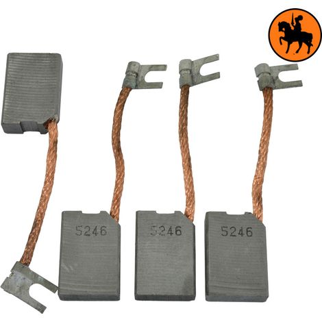 Ensemble de 4 balais de charbon STEINBOCK 029361 9x20x28,5mm (1/3)