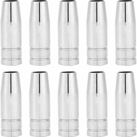 Buse Torche - Cuivre Haute Pureté - Compatible Torchette MIG 15AK - Étanche Poussière Eau - Pour Soudage Métal - Lot de 10