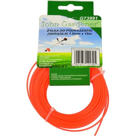 Attrezzo da giardino geko 1,6 mm diametro 15 m lunghezza