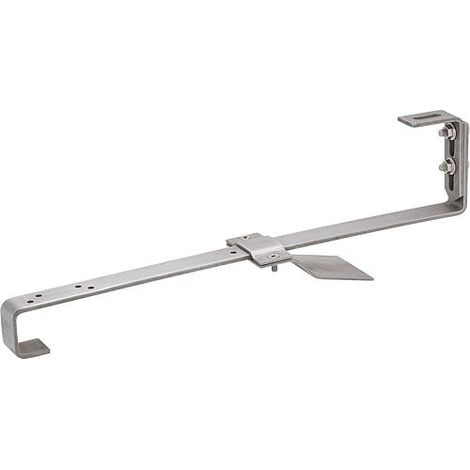 Crochet de toiture long en inox pour toit en tuile