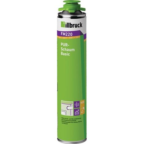1K-PUR-Schaum FM220 750 ml B2 gelb m.Einw.-Handsch.Dose ILLBRUCK (1/5)