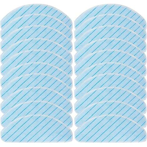 Paquete de 20 paños de limpieza lavables, XU, para Ecovacs Deebot T9 AIVI T9 Modelo T9, producto de calidad superior, duradero y confiable, materiales seleccionados, satisfacción garantizada - KZ (1/4)