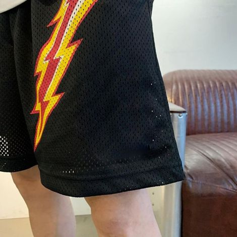 Short en maille respirante pour homme, pantalon de survêtement en maille respirante, short de sport et d'entraînement, short décontracté avec poches (1/5)