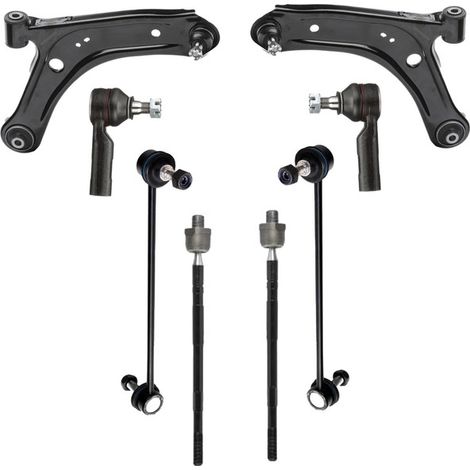 KIT BRACCIO OSCILLANTE 8 PEZZI COMPATIBILE CON SUZUKI S-CROSS 1.5 Hybrid (AKK415) / Kit Sospensione Completo OE/OEM / Bracci Oscillanti + Testine Sterzo / Sostituzione Diretta OEM