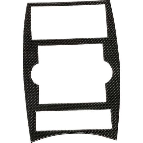 Selbstklebende Zierleisten aus Kohlefaser für das mittlere Navigationspanel des Jeep Commander (2006–2010) (1/5)
