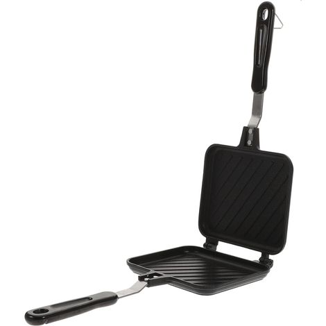 Poêle à Sandwich Antiadhésive Détachable Poêle à Frire pour Cuisine Croque Simple à Utiliser avec Design Ergonomique pour Toasts et Sandwichs Grillés (1/5)