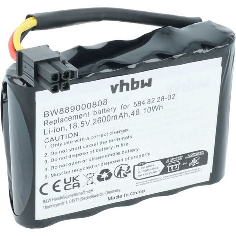 Batterie compatible Husqvarna Automower 315 310 – 2600mAh 18,5V Li-ion – Autonomie prolongée pour tondeuse – Remplacement pour 584 82 28-02