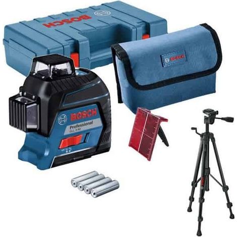 Linienlaser professionnel BOSCH GLL 3-80 - 06159940KD - Avec Handwerkerkoffer