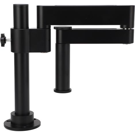 Support de microscope télescopique rotatif à 360°, bras orientable et réglable en hauteur, fixation caméra sur pied de bureau, support universel pour microscope. (1/5)
