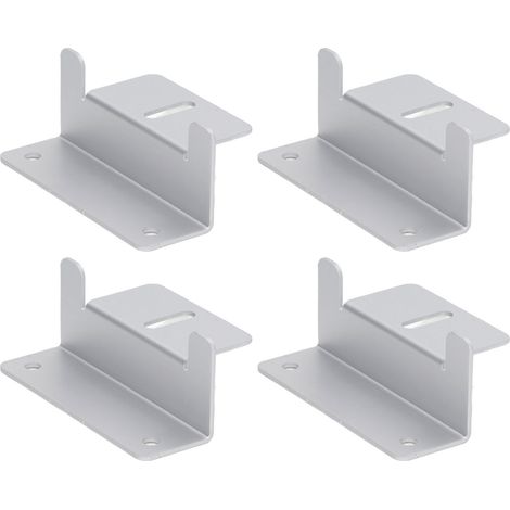 4-teiliges Aluminium-Solarträgersystem, Z-förmiges Befestigungsset für Photovoltaikmodule, geeignet für Wohnwagen, Boote, Wand-, Dach- und netzunabhängige Installationen. (1/5)