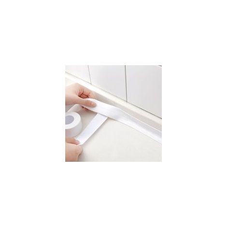 Bande d'étanchéité pour baignoire et mur 38 mm x 3,2 m – Résistante à la moisissure – Installation facile – Pour joints sanitaires (1/5)