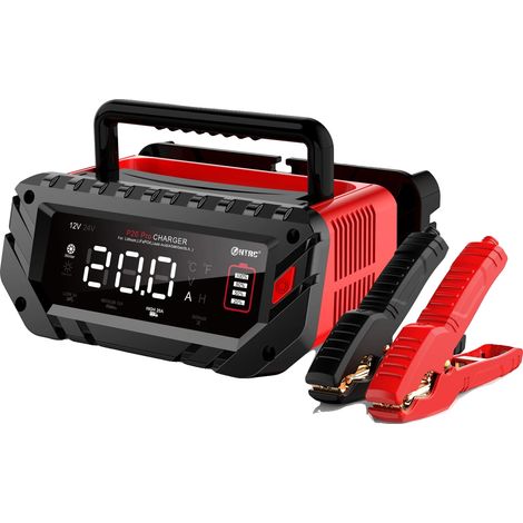 Chargeur de batterie, technologie intelligente, compatibilité polyvalente, 20A-12V 24V, Prise EU-a (1/2)