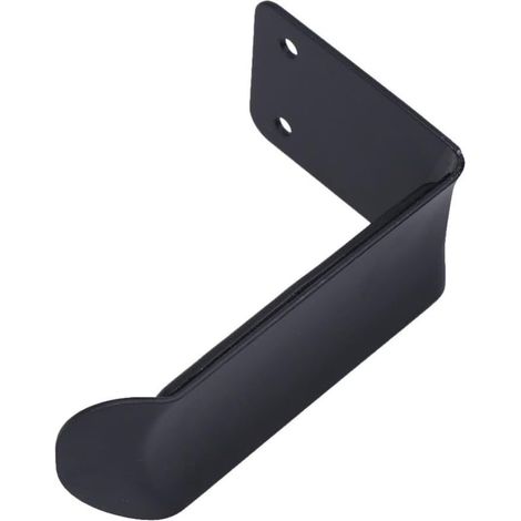 Support de Casque Protège Vos Écouteurs et Câbles Usb Noir en Cuir Pu et Métal Résistant aux Charges Lourdes pour Placards et Étagères (1/5)
