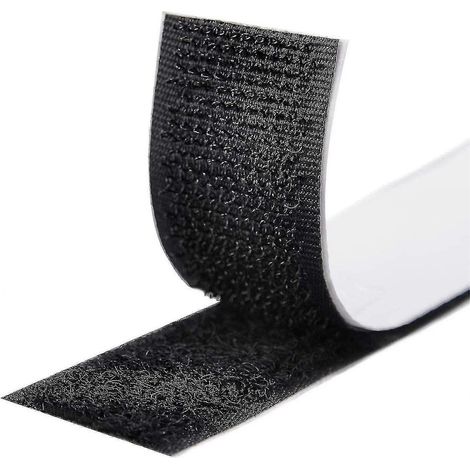 Bande Velcro auto-adhésive extra forte de 8 m, double face, avec Velcro de 20 mm de large. (1/5)