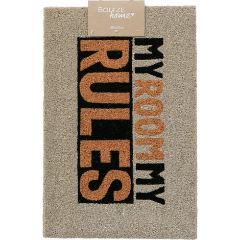 Fußmatte aus Kokosfaser RULES, 60 x 40 cm (1/2)