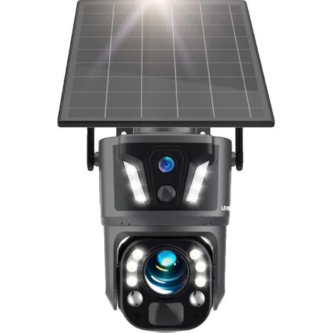 Cámara de seguridad, zoom 99X, alimentación solar, 4G 99XZoom Cam (1/2)