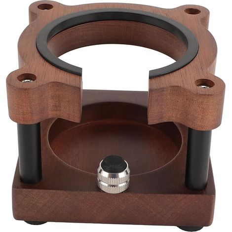 Estación de prensado para espresso, para café, uso en espresso, soporte para prensador con base antideslizante de acero inoxidable para accesorios de espresso. (1/4)