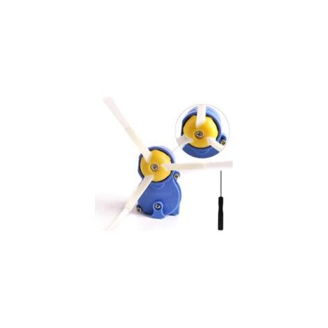 Remitery – Motor de cepillo lateral para iRobot Roomba 500/600/700/800/i7 – Eliminación eficiente de residuos – Diseño optimizado para pelo de mascotas – Crezuo
