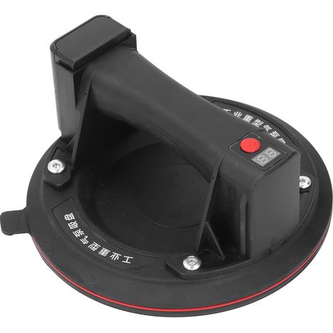 Ventouse électrique de 20 cm (8 pouces) alimentée par batterie 21 V, charge maximale de 272 kg (600 lb), ventouse de levage manuelle robuste pour carrelage en verre, prise UE 220-240 V (1/5)