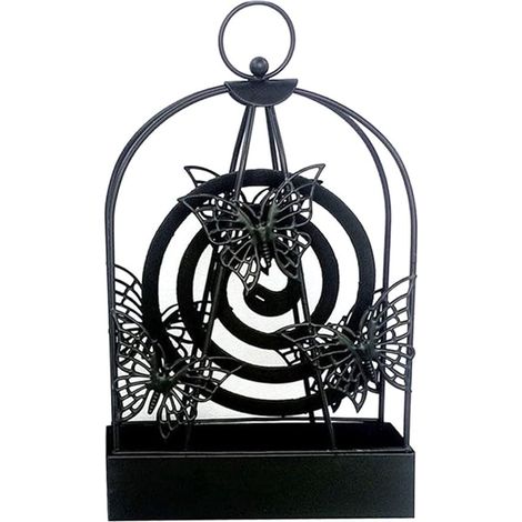 Support spirale anti-moustique, suspension en fer, brûleur moustique, présentoir pour table, décoration salon (1/5)