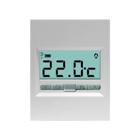 BPT Came termostato digitale incasso compatibile Bticino Living NOW Sabbia Bianco Nero  - TA350 TA/350 Bianco