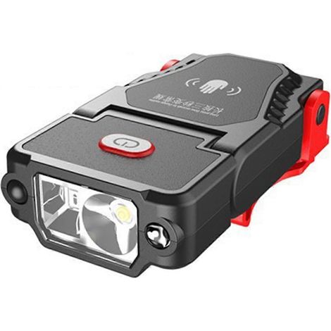 Lampe LED rechargeable USB à clip pour casquette de baseball (1/5)