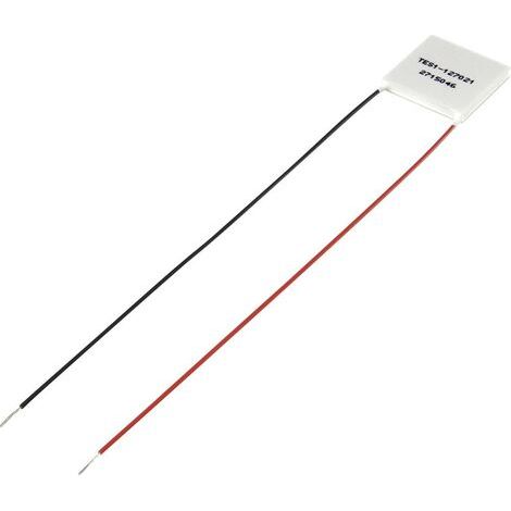 Elément Peltier TRU COMPONENTS TES1-127021 1569028 15.4 V/DC 2.1 A 18.1 W (L x l x H) 25 x 25 x 3.6 mm 1 pc(s) (1/2)