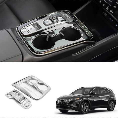 Pour Hyundai Tucson hybride rechargeable 2022-2024 : moulures de boîte de vitesses, couvercle de pommeau de levier de vitesses, pièces automobiles ( ) (1/3)