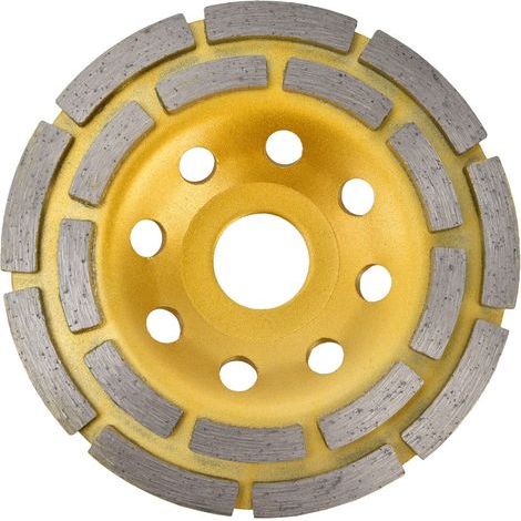 Meule Diamantée Meules à Béton à Double Rangée pour Polir la Pierre de Granit/Marbre/Ciment/Roche Diamètre Intérieur 22,23 Mm / 0,88 Mm(115mm) (1/5)