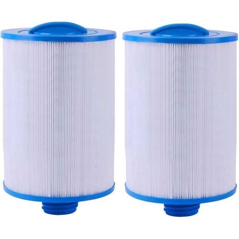 2er-Pack Jacuzzi-Filterkartuschen, passend für Whirlpools, Unicel 6CH-940, Pleatco PWW50P3, Waterway Front Access Skimmer und Filbur FC-0359 (1/4)