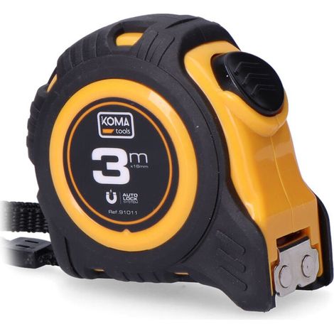 Metro a nastro KomaTools 3 m x 16 mm Magnete in ABS (1/5)