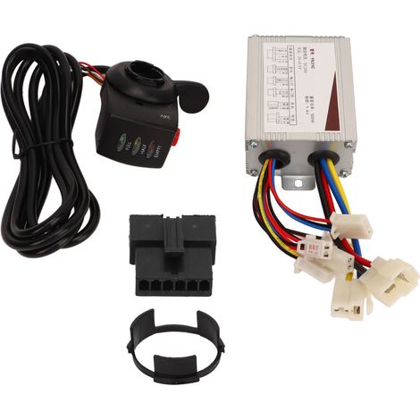 Kit de contrôleur de vélo électrique 24V 500W avec accélérateur pouce et indicateur de batterie, accessoire pour contrôleur de vitesse. (1/5)