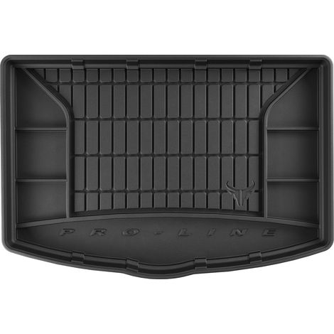OMAC Tapis de Coffre Voiture Compatible avec Toyota Yaris III 2011 à 2020, Antidérapant Imperméable, 3D Premium TPE, Noir (1/5)