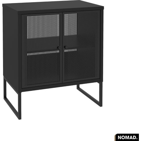 Meuble sous vasque NOMAD NOIR 70 x 80 x 43 cm (1/4)