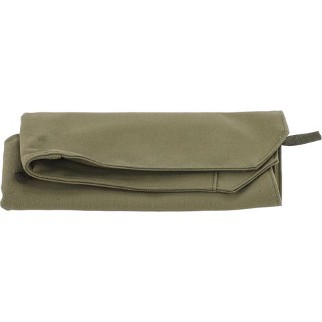 Étui à couteaux à 4 compartiments, robuste et portable, pour chefs, cuisiniers et étudiants en cuisine. Vert armée. (1/5)