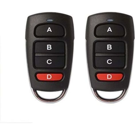 telecommande 433mhz Universelle Portail, telecommande portail universelle, Duplicateur sans Fil clonage 433,92 MHz(2PCS)- (1/5)