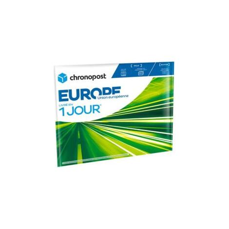 CHRONOPOST Enveloppe Pré affranchie (doc uniquement) - Europe uniquement - Express / 1 jour - 1 kg max - 27 x 33.5 cm - NEUF -