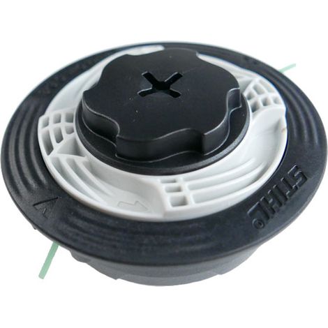 Stihl – Tête de débroussailleuse nylon semi-automatique 2 fils – Diamètre fil 2 mm – Remplace la tête Autocut C5-2 – Pour modèles FS38/FS40/FS45/FS46/FS50