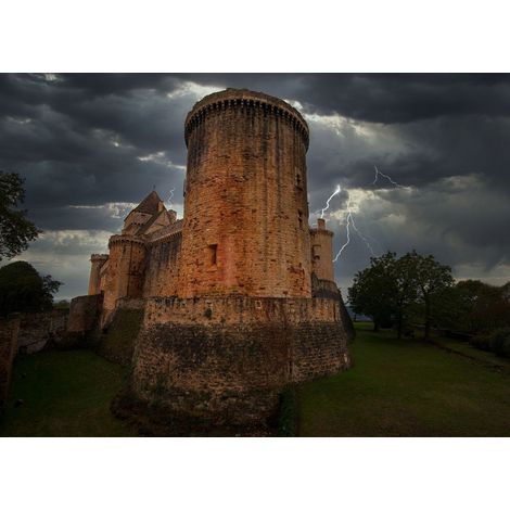 Tableau sur toile Bretenoux 65x97 cm - Impression sur Toile Murale Décorative - Image imprimée en HD sur Toile - Toile sur Châssis en Bois FSC - Fabriqué en France (1/5)