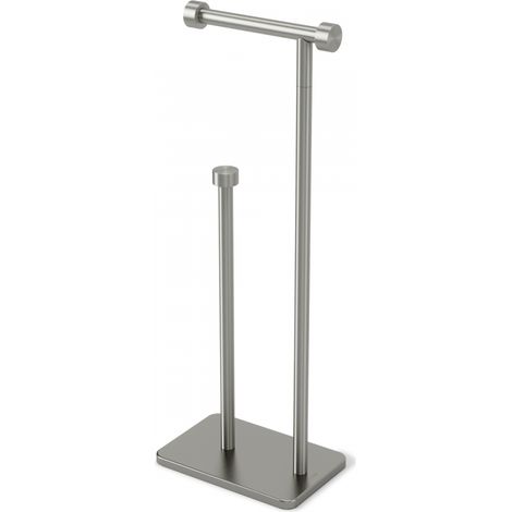 Support pour papier toilette avec réserve Cappa Nickel (1/5)