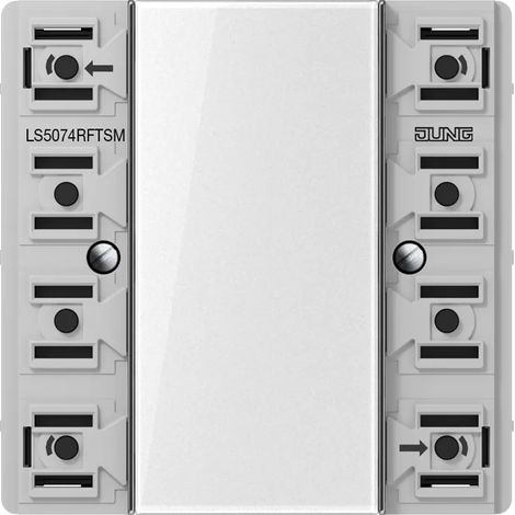 Jung KNX RF Funk-Wandsender-Modul, 4fach, F50, Serie LS LS 5074 RF TSM