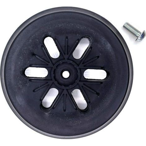 Sanding pad for Bosch GEX 150 AC, PEX 15 AE, GEX 150 Turbo random orbital sanders, Ø 150 mm, with screw. Sanding disc compatible with Bosch. (1/5)