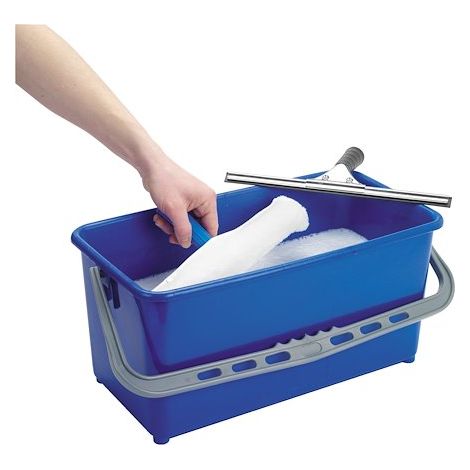 Seau lave-vitres en plastique 22 litres