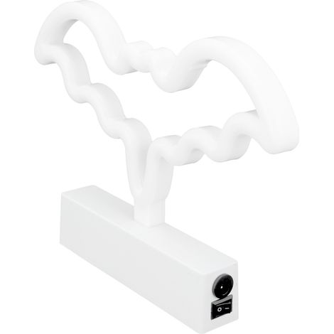 Veilleuse néon avec socle, style chauve-souris, lumière LED néon pour chambre, bar, décoration murale (1/5)