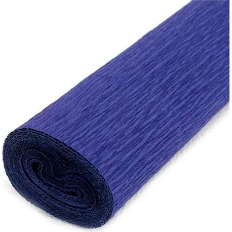Cf.10 Carta Crespa 40Gr. Blu Scuro 14 (01/04) X1
