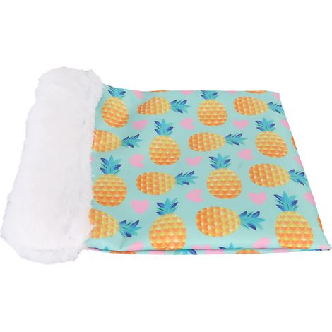 Sac de couchage doux et chaud pour hamster, nid décoratif, cachette pour petits animaux (ourson doré, cochon d'Inde), taille L (1/5)