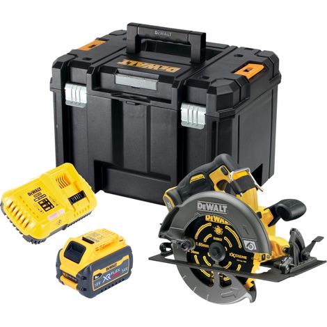 DeWALT DCS 578 NT Sega circolare a batteria 54V XR FlexVolt 190 mm senza spazzole + lama + TSTAK - senza batteria, senza caricabatterie (1/5)