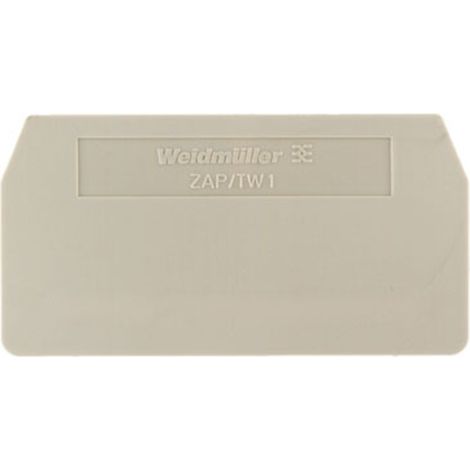 Weidmüller Abschlußplatte 59,5x2x30,5mm ZAP/TW 1